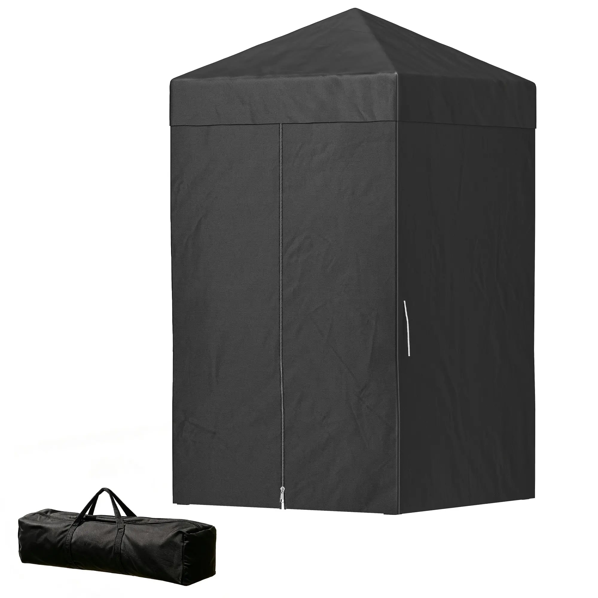 4 x 4 ft Compact Pop Up Canopy Tent, Portable Instant Privacy, Black Pop Up Canopies Black at Gallery Canada