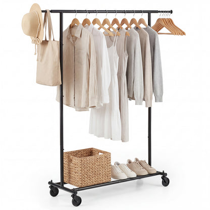 Mobile Garment Rack, Extendable Rods, Heavy-Duty Metal Clothes Stand Drying Racks at Gallery Canada