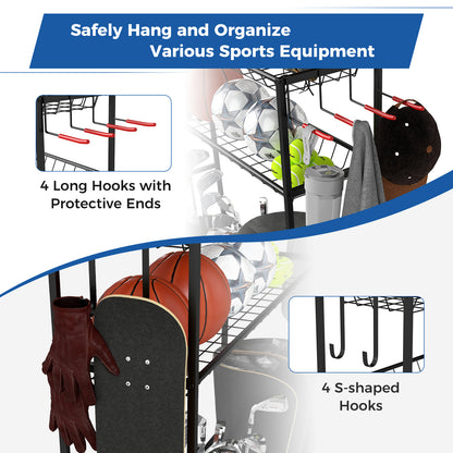 Mobile Sports Equipment Organizer, Golf Bag Storage, Club Rack, Black Sport Equipments at Gallery Canada