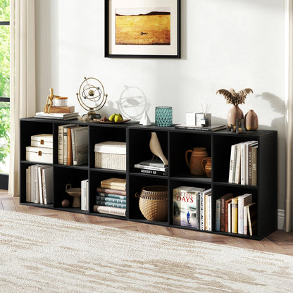 6-Cube Bookcase with Anti-Tipping Kit, Black Bookcases at Gallery Canada