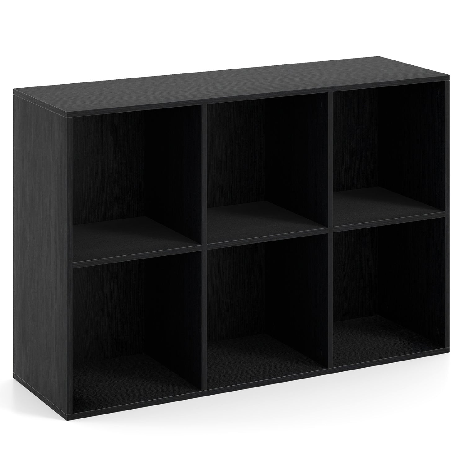 6-Cube Bookcase with Anti-Tipping Kit, Black Bookcases Black at Gallery Canada