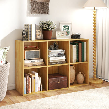 6-Cube Bookcase With Anti-Tipping Kit, Light Burlywood