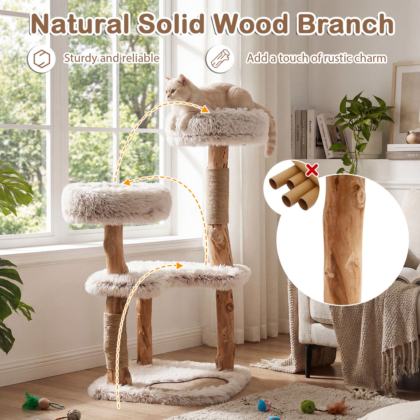Modern Cat Tree Tower 40