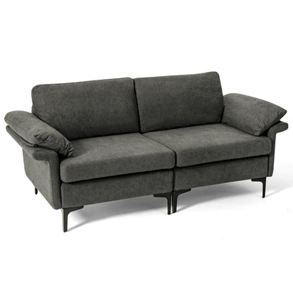Modern Fabric Sofa and Accent Chair with 2 Side Table for Living Room Living Room at Gallery Canada