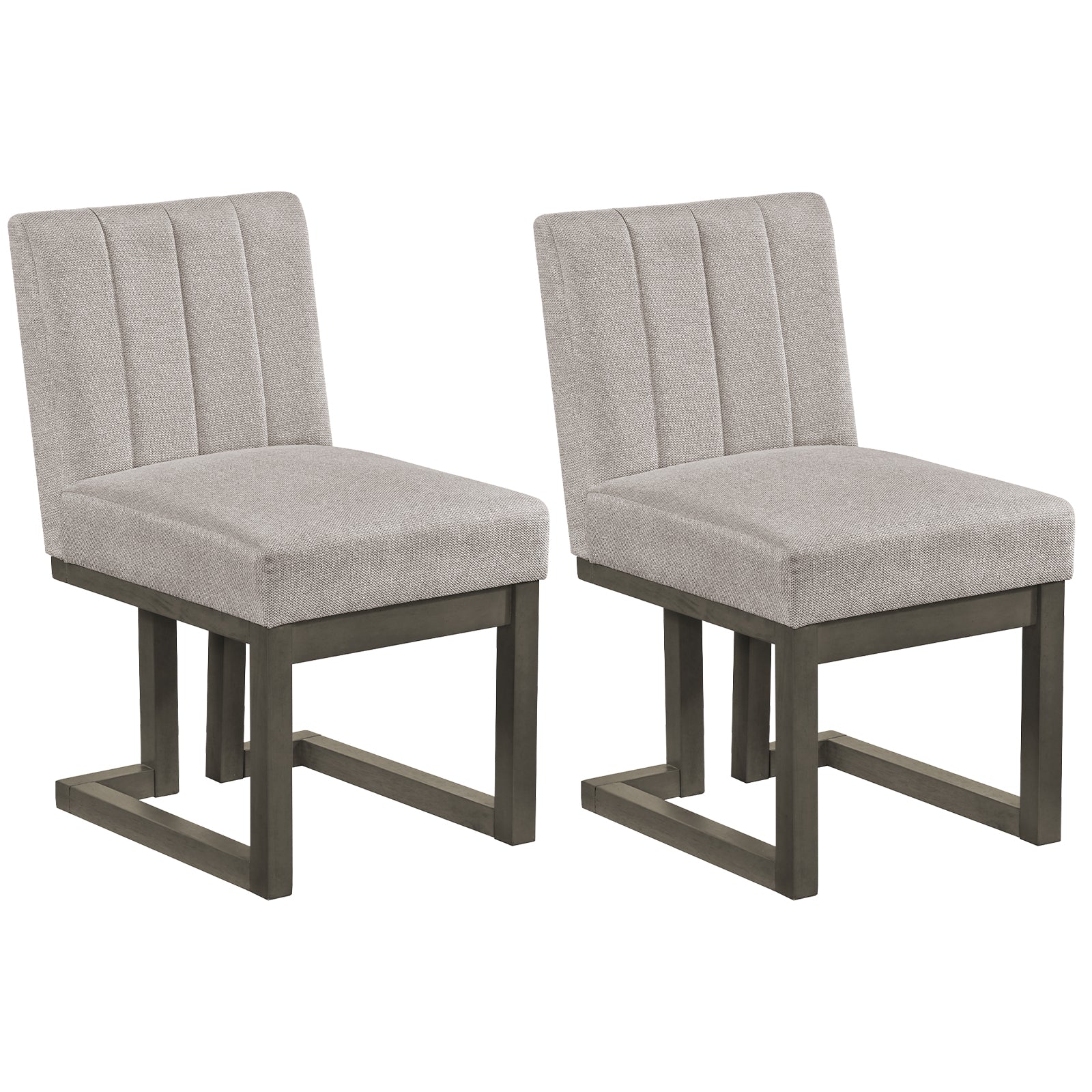 Modern Farmhouse Dining Chairs, Set of 2, 5.5