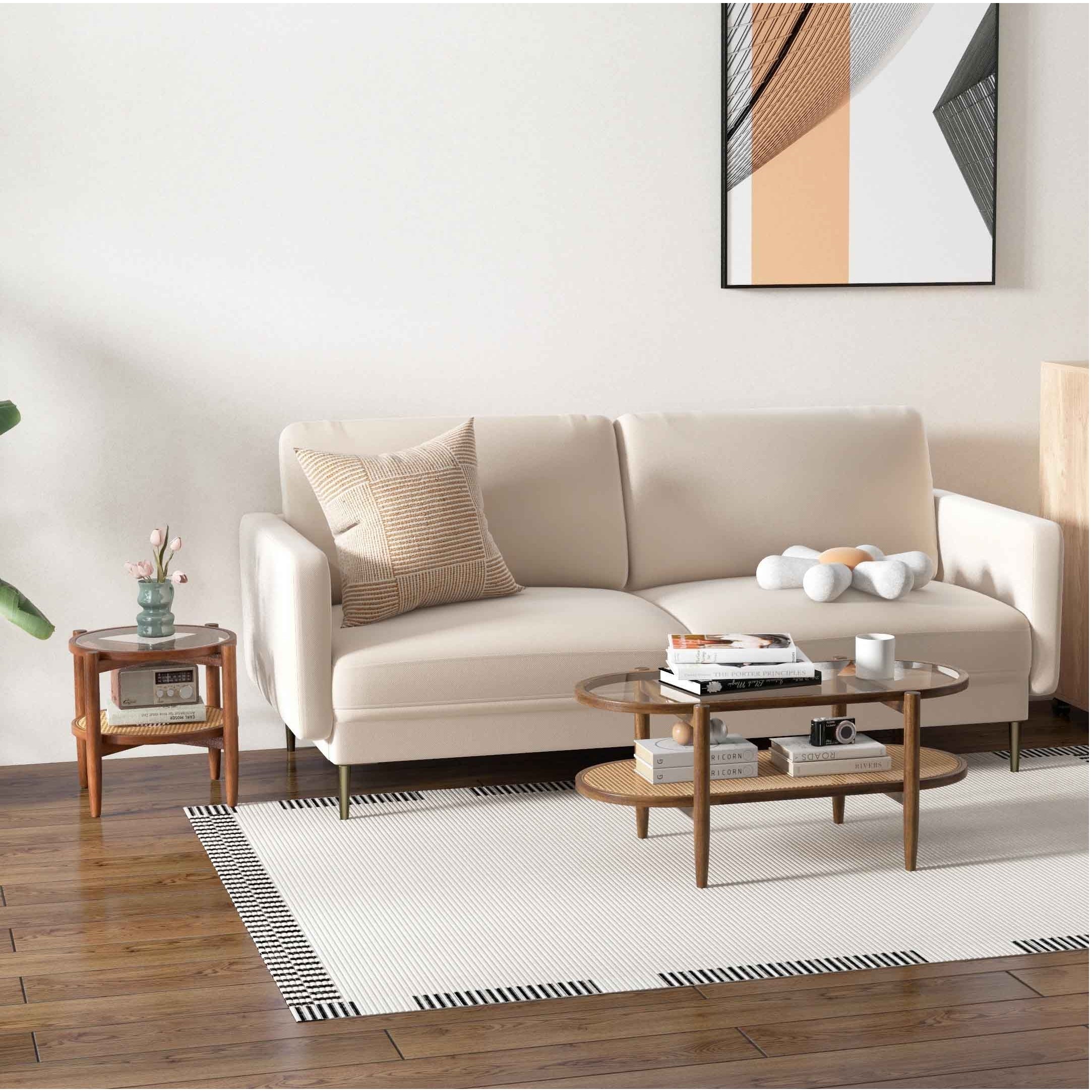 Modern Living Room Set: Loveseat Armchair Side Table & Coffee Table Living Room at Gallery Canada