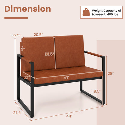 Modern Loveseat Sofa, 2 Seater Small Couch Sofas & Loveseats at Gallery Canada