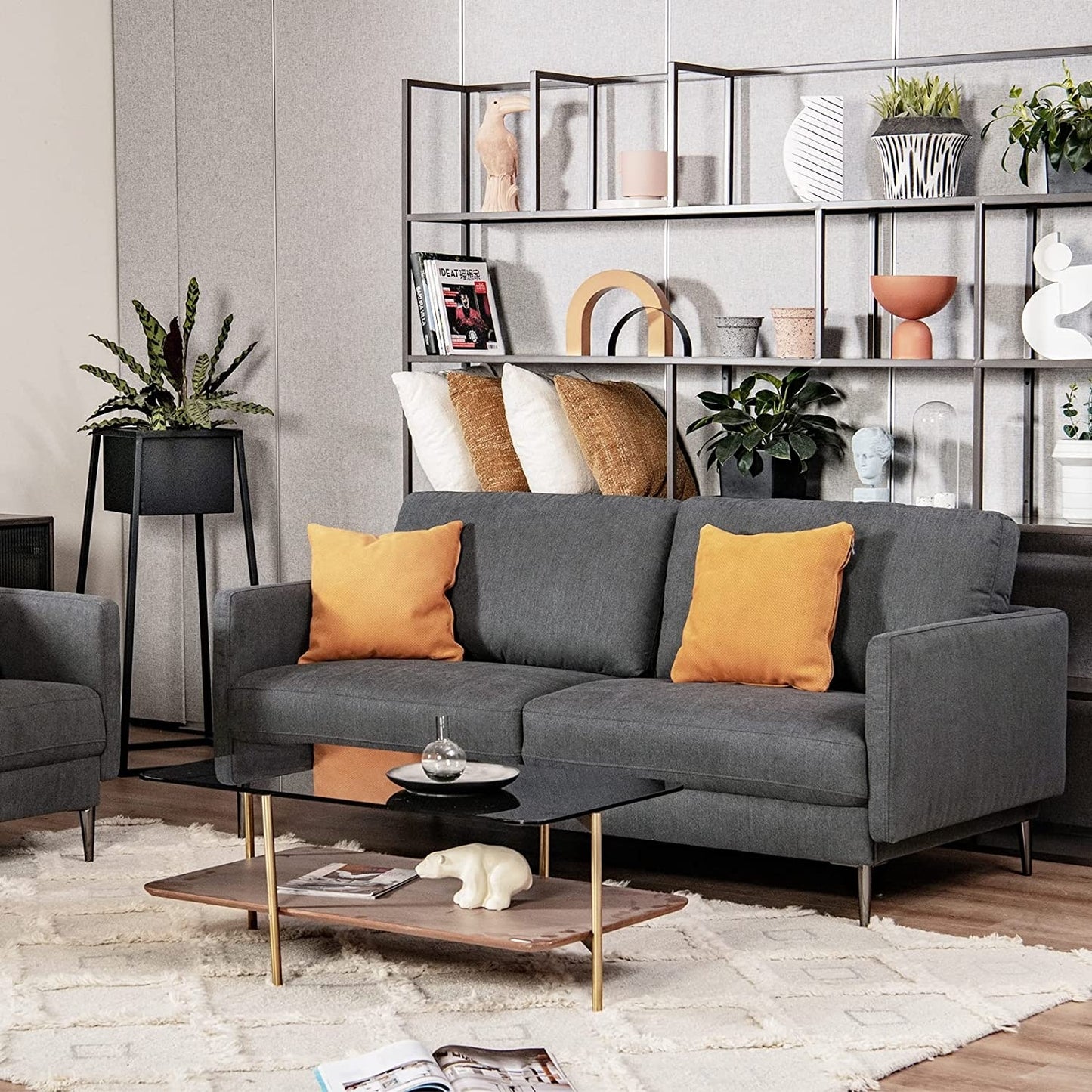 Modern Loveseat, Gray Sofas & Loveseats at Gallery Canada