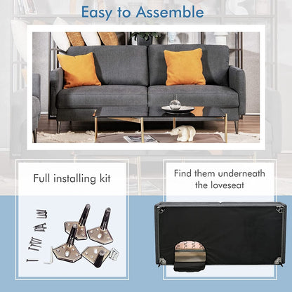 Modern Loveseat, Gray Sofas & Loveseats at Gallery Canada