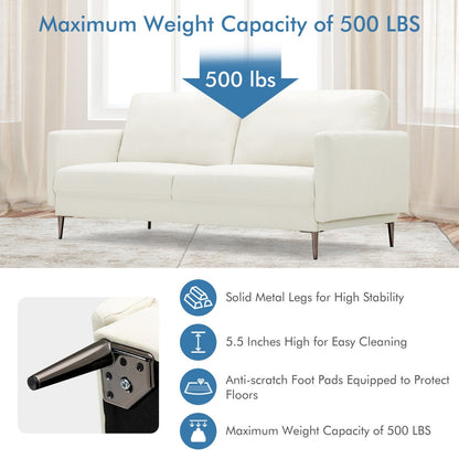 Modern Loveseat, White Sofas & Loveseats at Gallery Canada