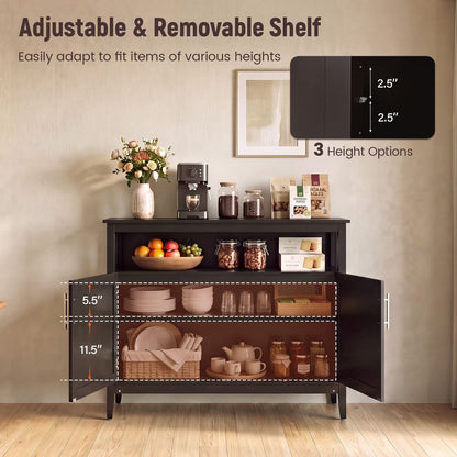 Wooden Kitchen Lockers, Large Storage, Brown Sideboards Cabinets & Buffets at Gallery Canada