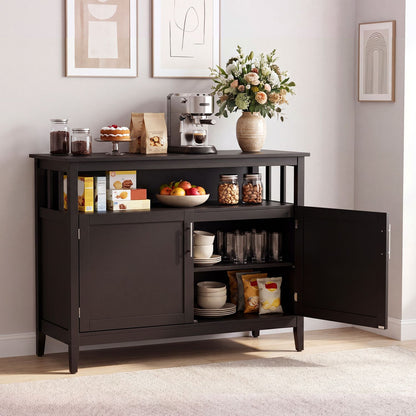 Wooden Kitchen Lockers, Large Storage, Brown Sideboards Cabinets & Buffets at Gallery Canada