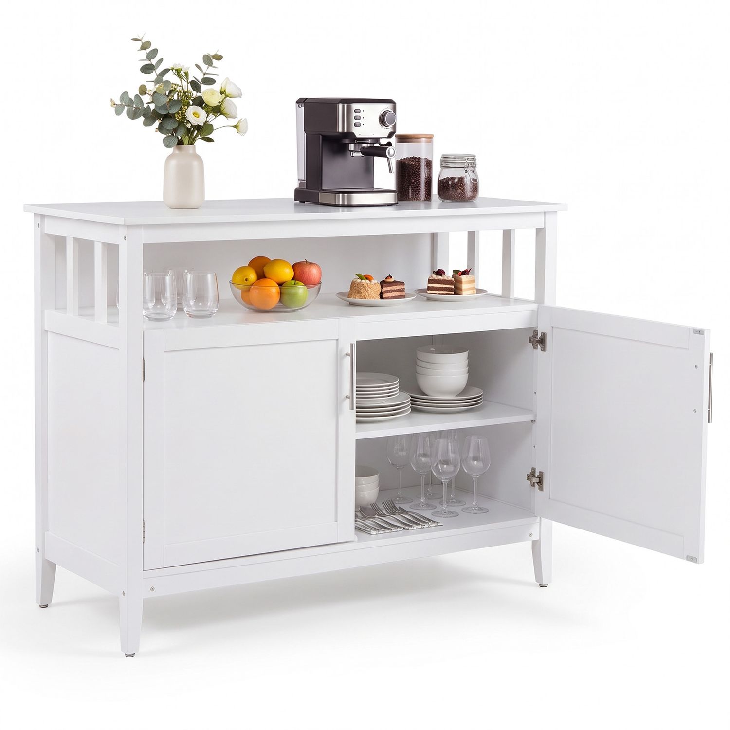 Modern Wooden Kitchen Lockers, White Sideboards Cabinets & Buffets at Gallery Canada