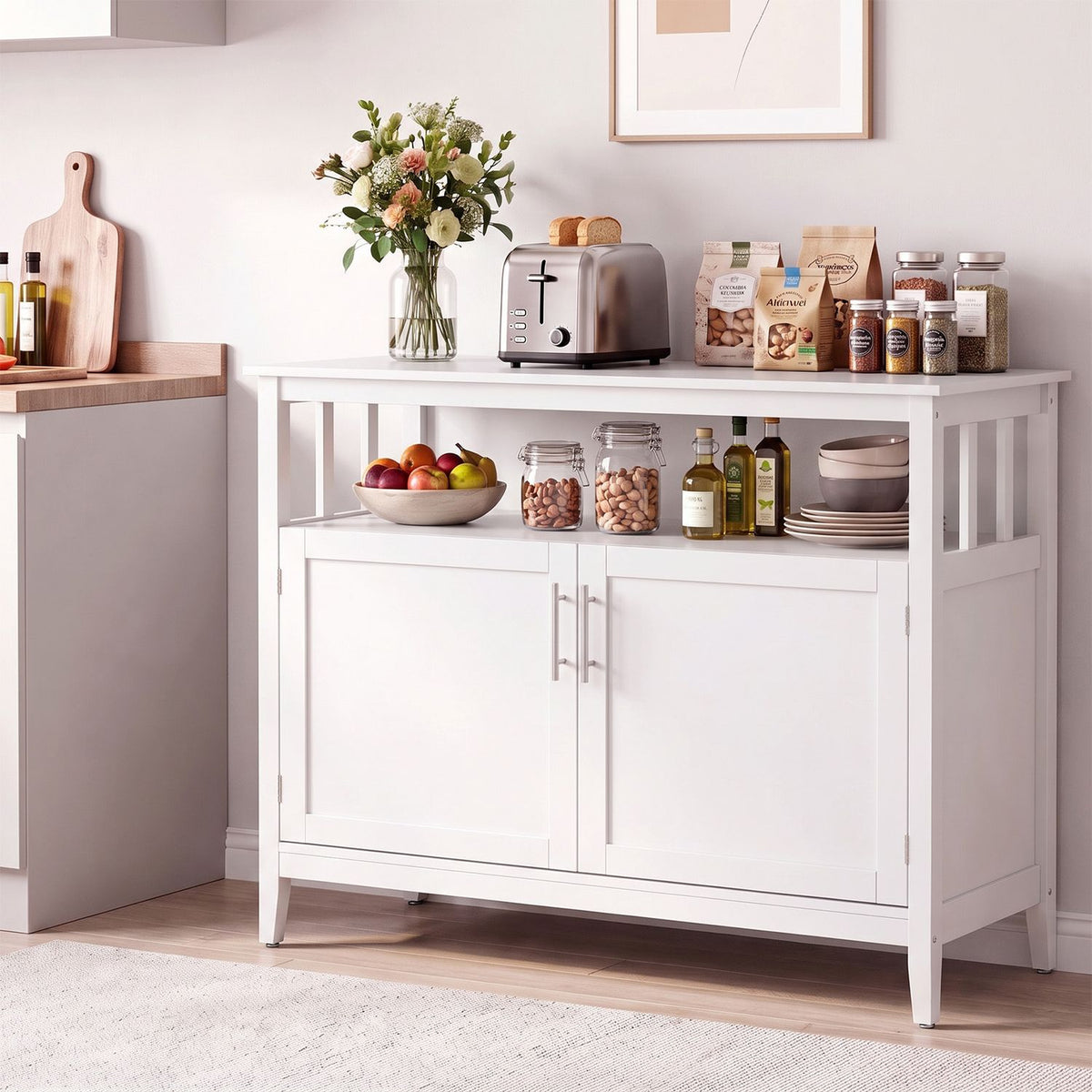 Modern Wooden Kitchen Lockers, White Sideboards Cabinets & Buffets at Gallery Canada