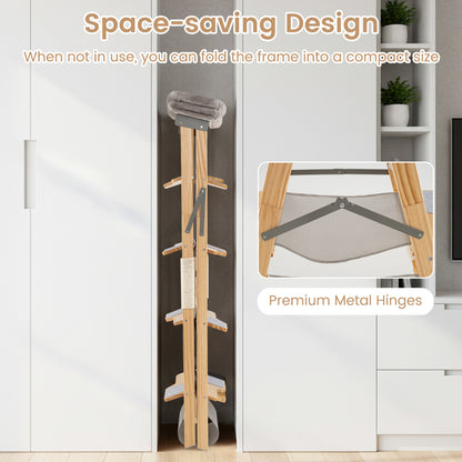 Modern Wooden Cat Tree, Foldable Cat Climbing Furniture, Gray Cat Trees Condos & Scratchers at Gallery Canada