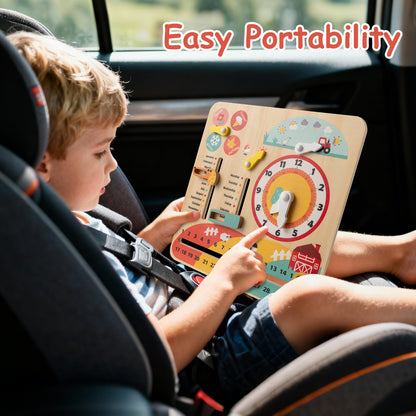 Montessori Wooden Toy for Toddlers Educational Learning Clock Toy About Season Learning Toys at Gallery Canada