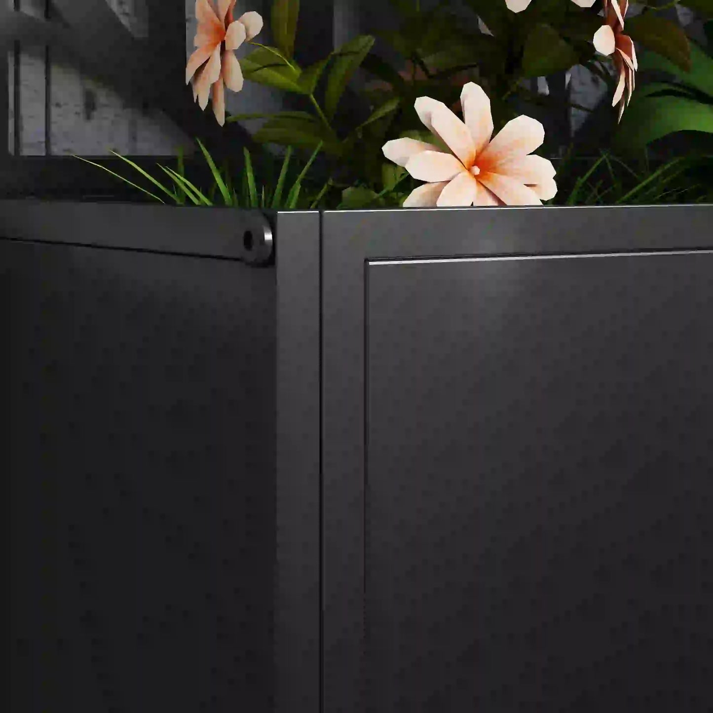 Metal Raised Garden Bed With Privacy Panel, Outdoor Planter Box, Patio Raised Garden Beds at Gallery Canada