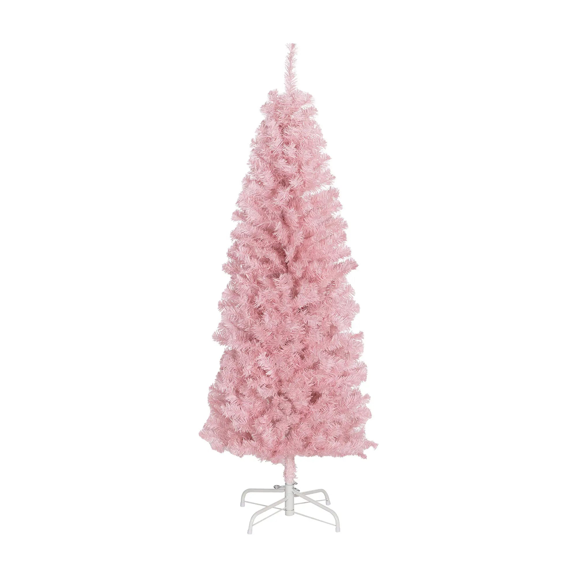 5FT Pencil Christmas Tree, Artificial, Automatic Open, Pink Pencil Christmas Trees at Gallery Canada