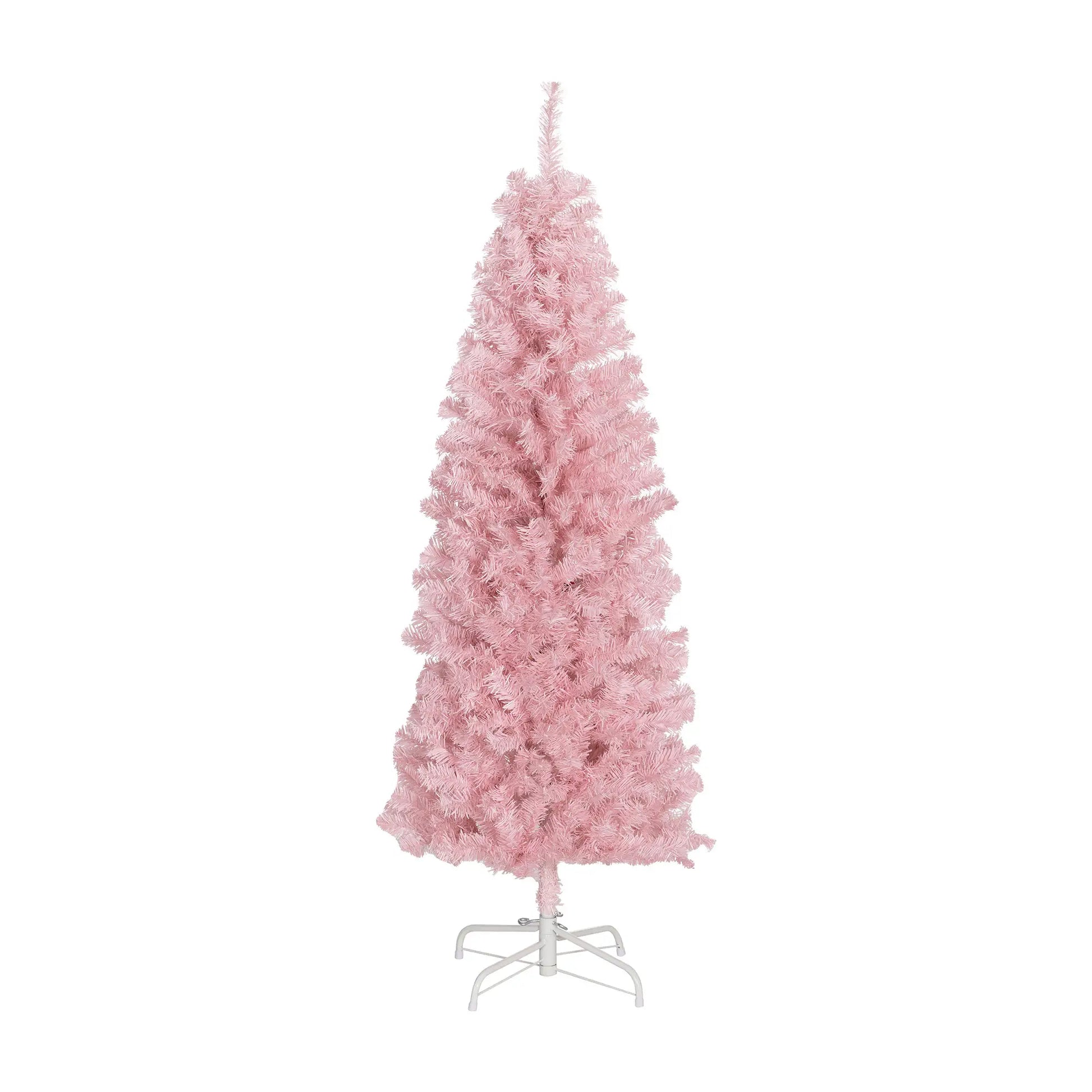 5FT Pencil Christmas Tree, Artificial, Automatic Open, Pink Pencil Christmas Trees at Gallery Canada