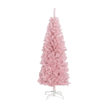 5FT Pencil Christmas Tree, Artificial, Automatic Open, Pink Pencil Christmas Trees at Gallery Canada