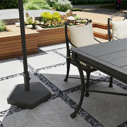 Heavy Duty Outdoor Umbrella Stand Base, Black Umbrella Bases at Gallery Canada
