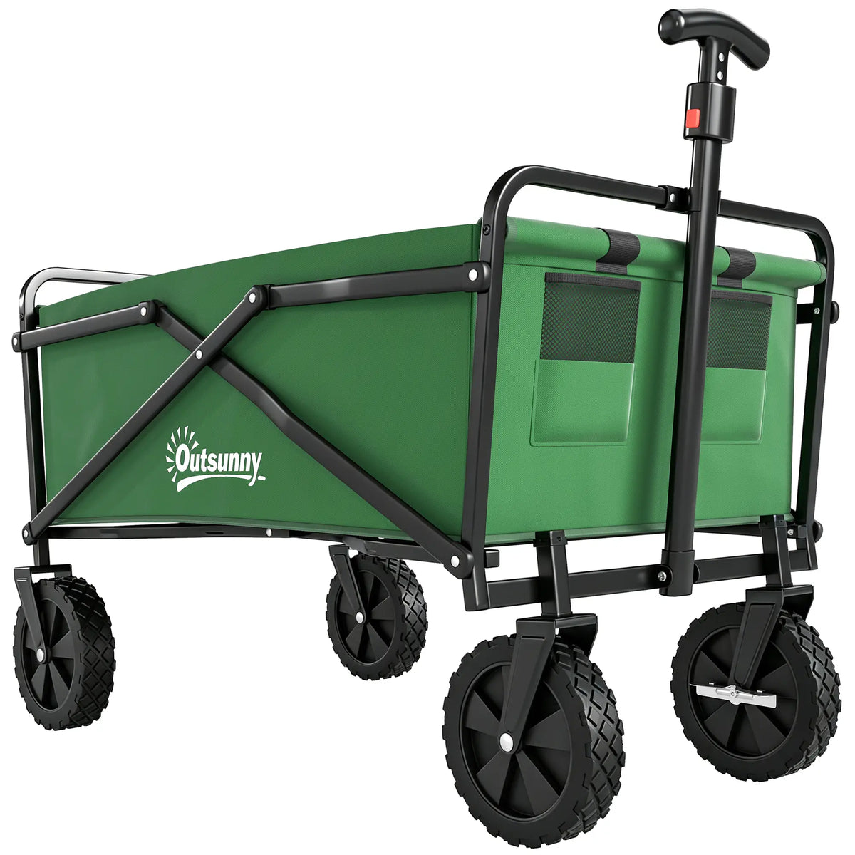 Folding Wagon Cart, Heavy Duty Outdoor Utility Garden Shopping Cart Folding Garden Carts at Gallery Canada