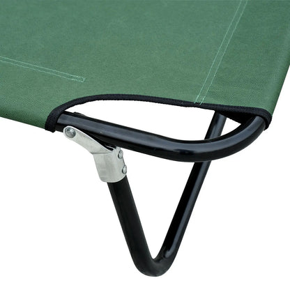 Folding Camping Cot, Portable Outdoor Sleeping Bed, Green Camping Cots at Gallery Canada