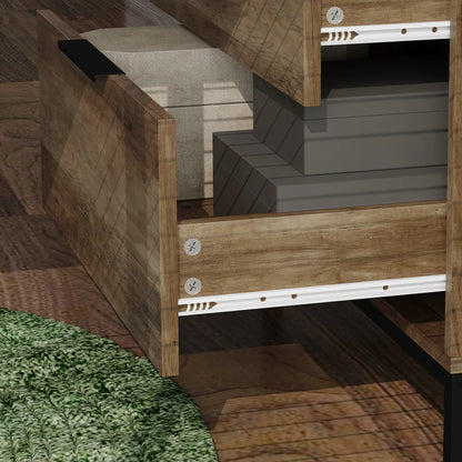 3 Drawer Dresser Tower, Chest for Bedroom, Hallway, Natural Storage Cabinets at Gallery Canada