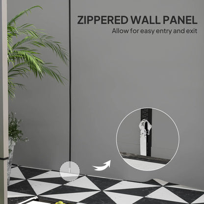 Instant Canopy Sidewall, Zipper Mesh Window, 10 x 10 ft, 2 Pack Gazebo Sidewalls at Gallery Canada