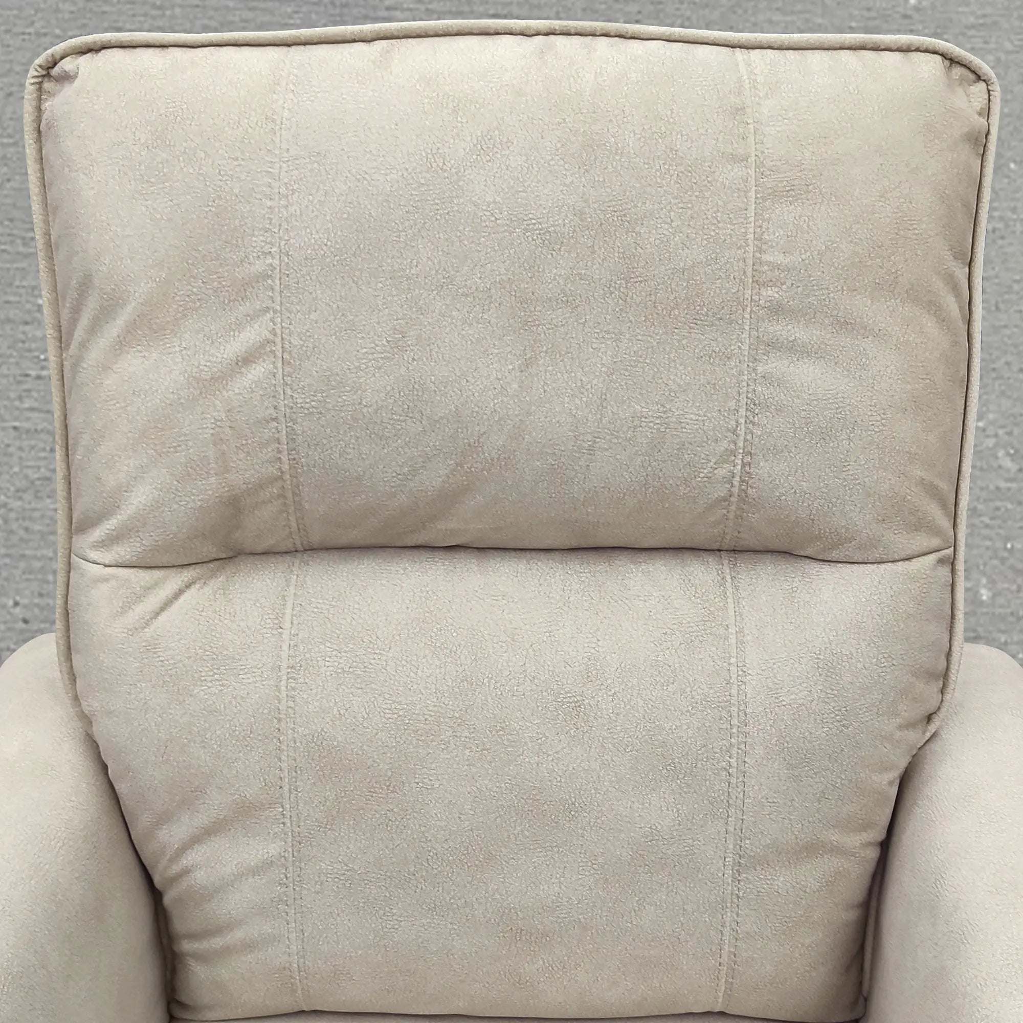 Power Recliner Chair, Fabric Upholstered, USB Ports, Footrest, Beige Sofas & Reclining Chairs at Gallery Canada