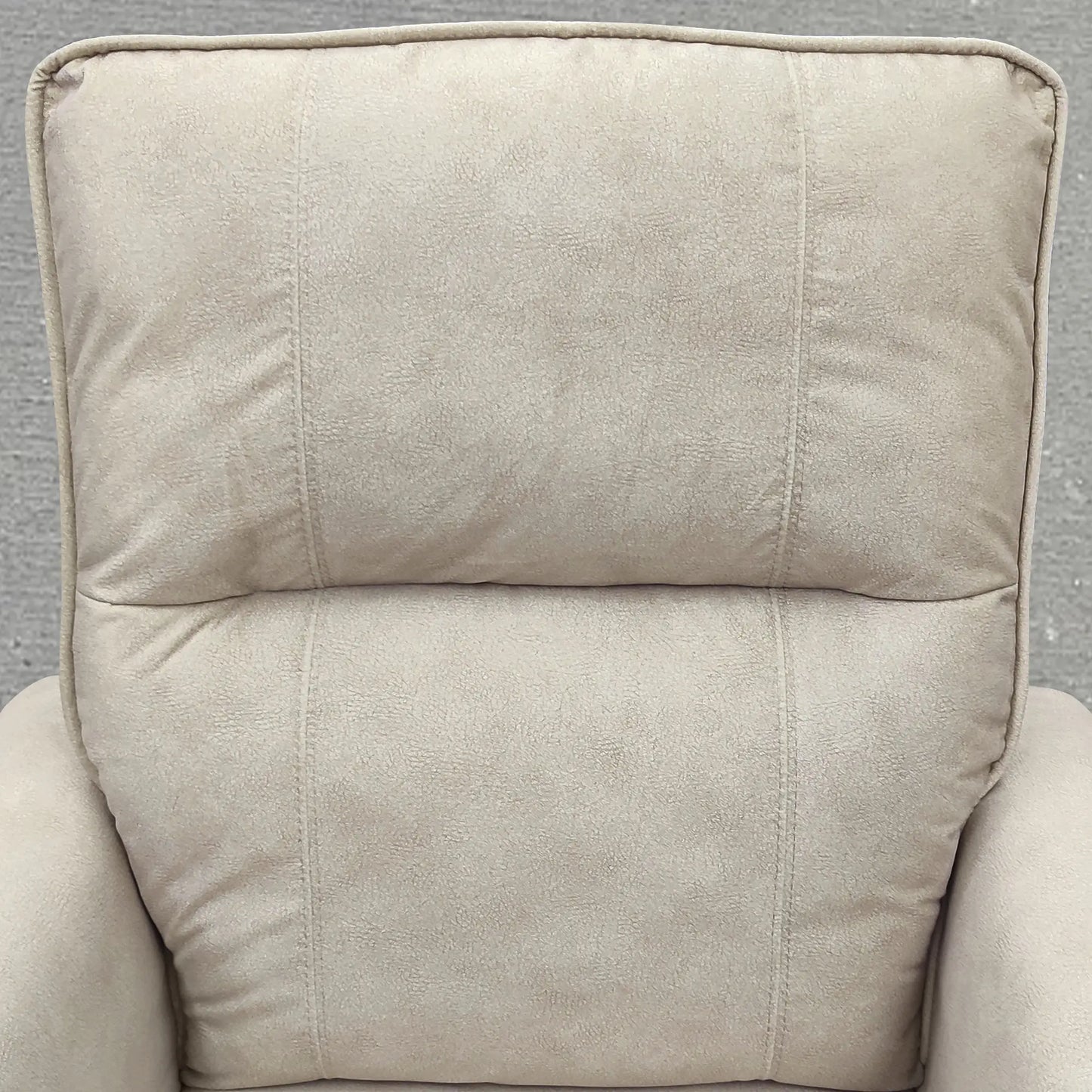 Power Recliner Chair, Fabric Upholstered, USB Ports, Footrest, Beige Sofas & Reclining Chairs at Gallery Canada