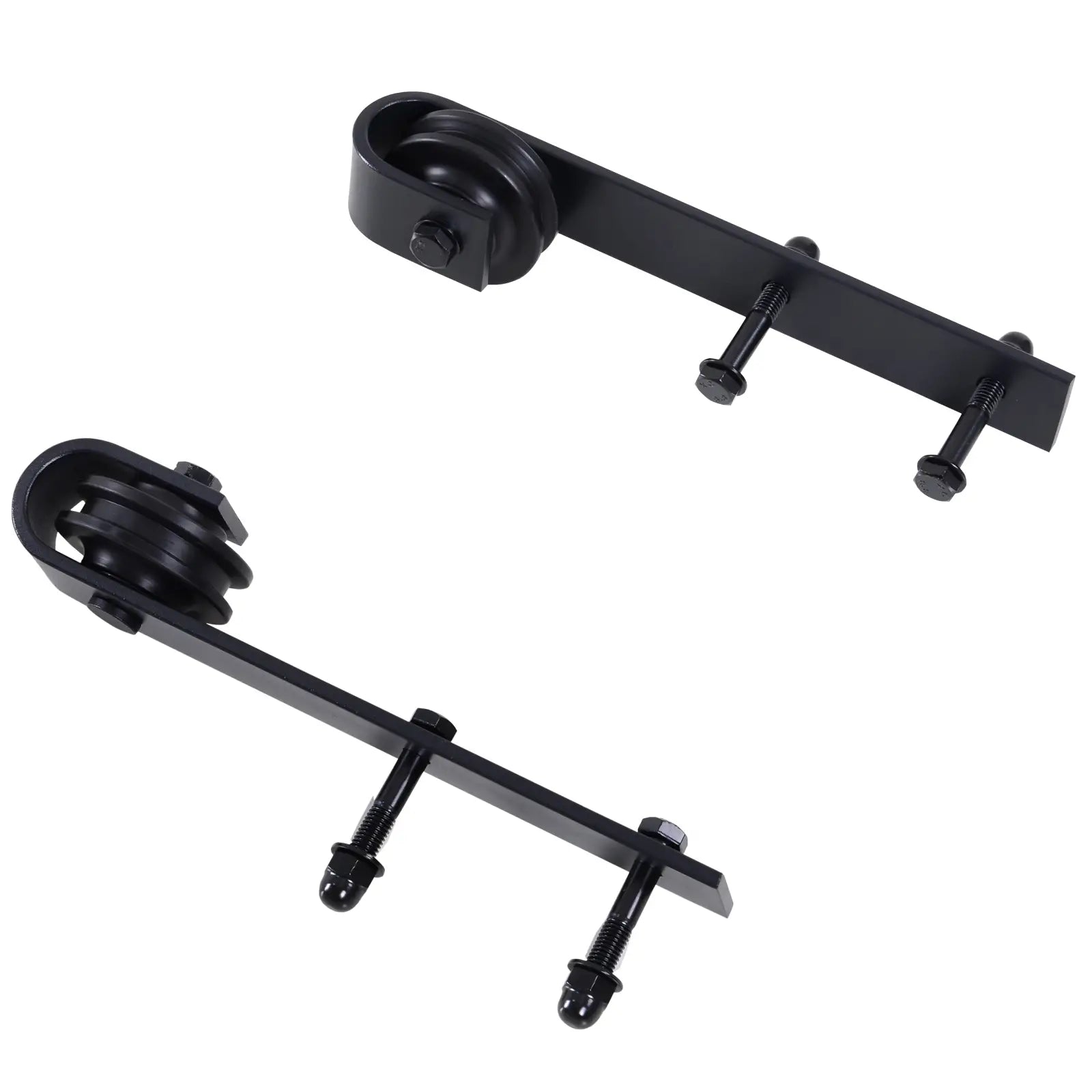 6.6FT Carbon Steel Sliding Barn Door Hardware, J Shape Roller Door Hardware at Gallery Canada