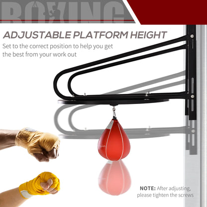 Wall Mounted Speed Bag Platform, Adjustable Height More-Strength Training Equipment at Gallery Canada