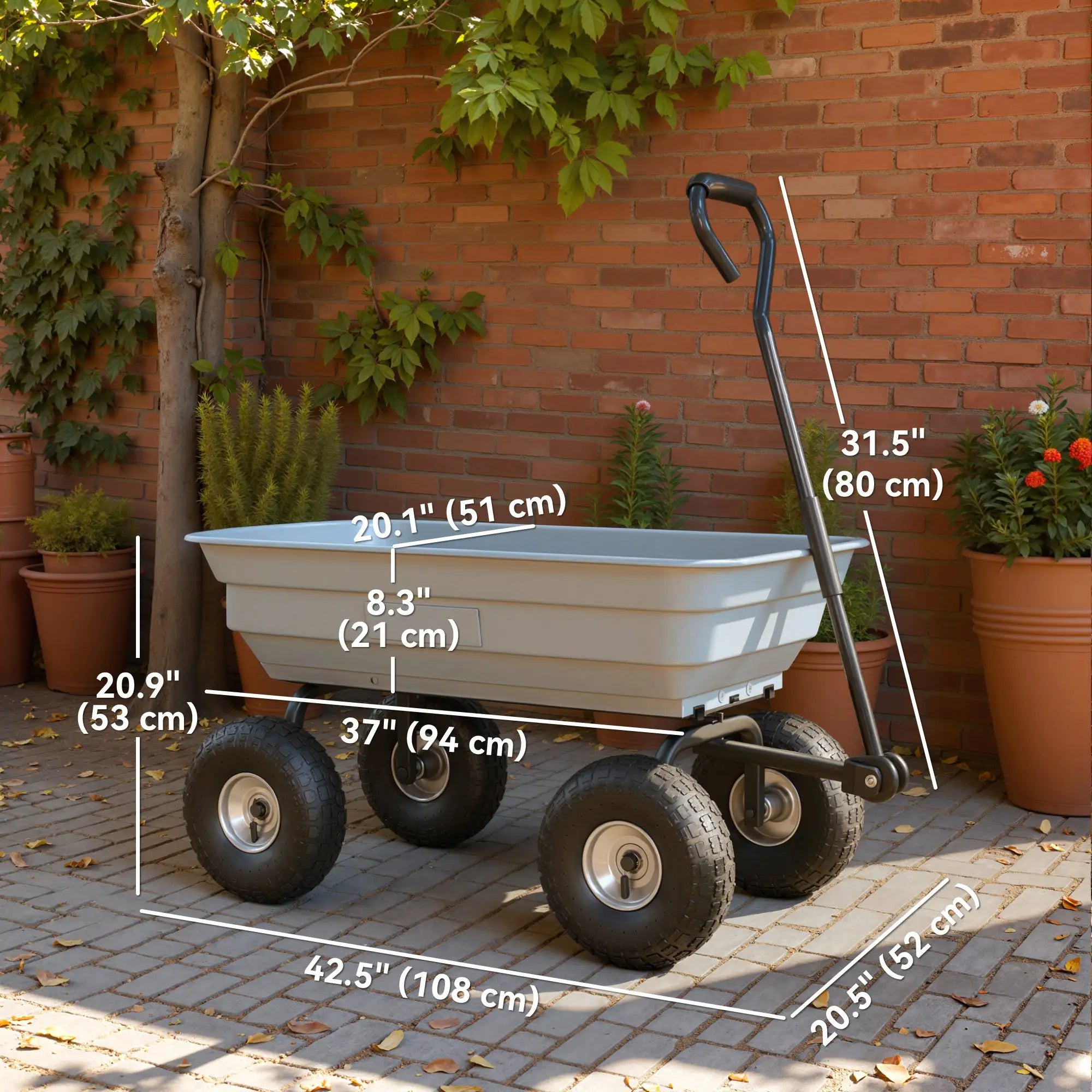 Steel Garden Cart, 10