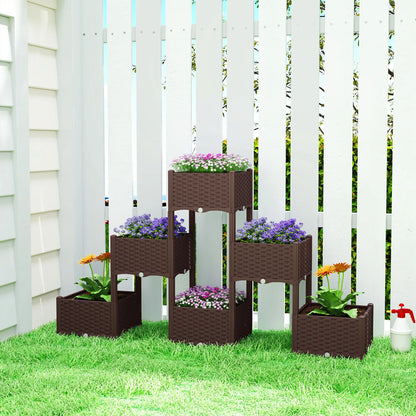 Plastic Raised Garden Bed With Legs, Self Watering Elevated Planter Box Elevated Garden Beds at Gallery Canada