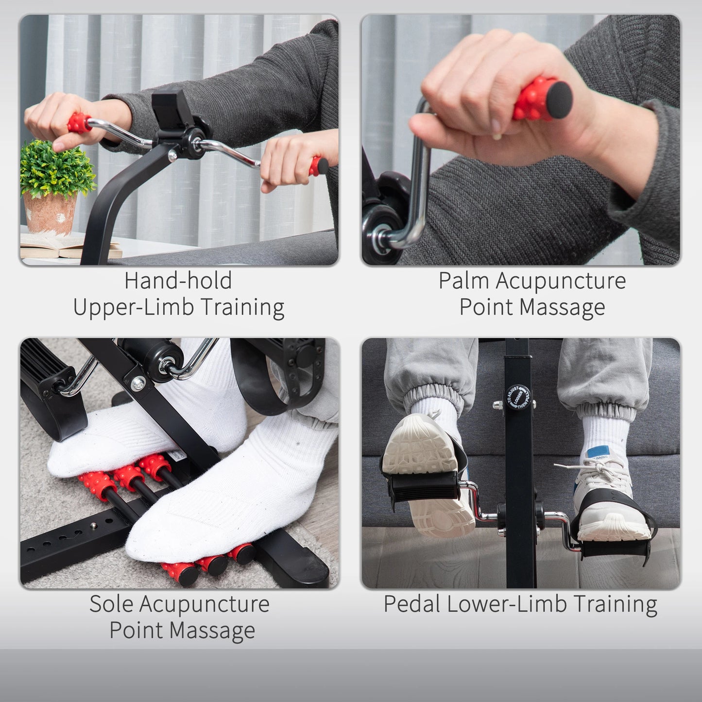 Pedal Exerciser, Arm Leg Exercise Machine, Adjustable, LCD Display Exercise & Stationary Bikes at Gallery Canada