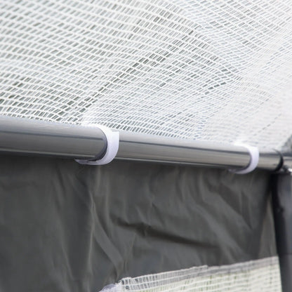 7' x 12' x 7' Heavy Duty Walk-In Greenhouse, Plant Growing Tent, White Tunnel Greenhouses at Gallery Canada