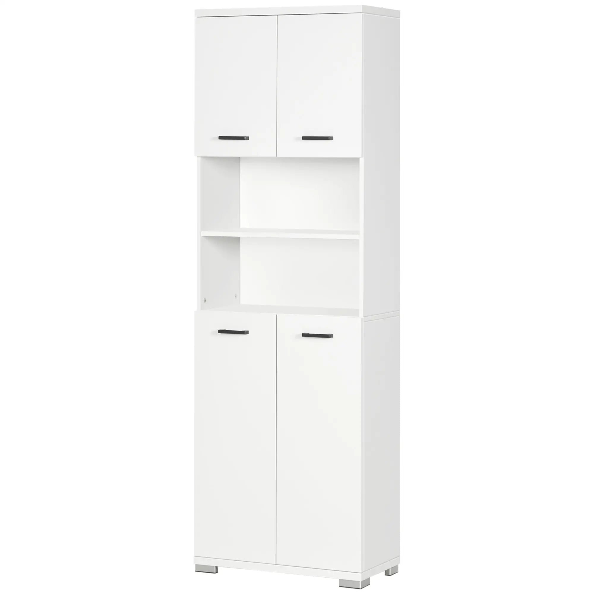 Freestanding Bathroom Cabinet, Open Shelves, 23.6