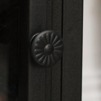 Electric Fireplace Heater, Freestanding, Realistic Flame, Overheat Protection, 750W/1500W, Black Electric Fireplaces at Gallery Canada