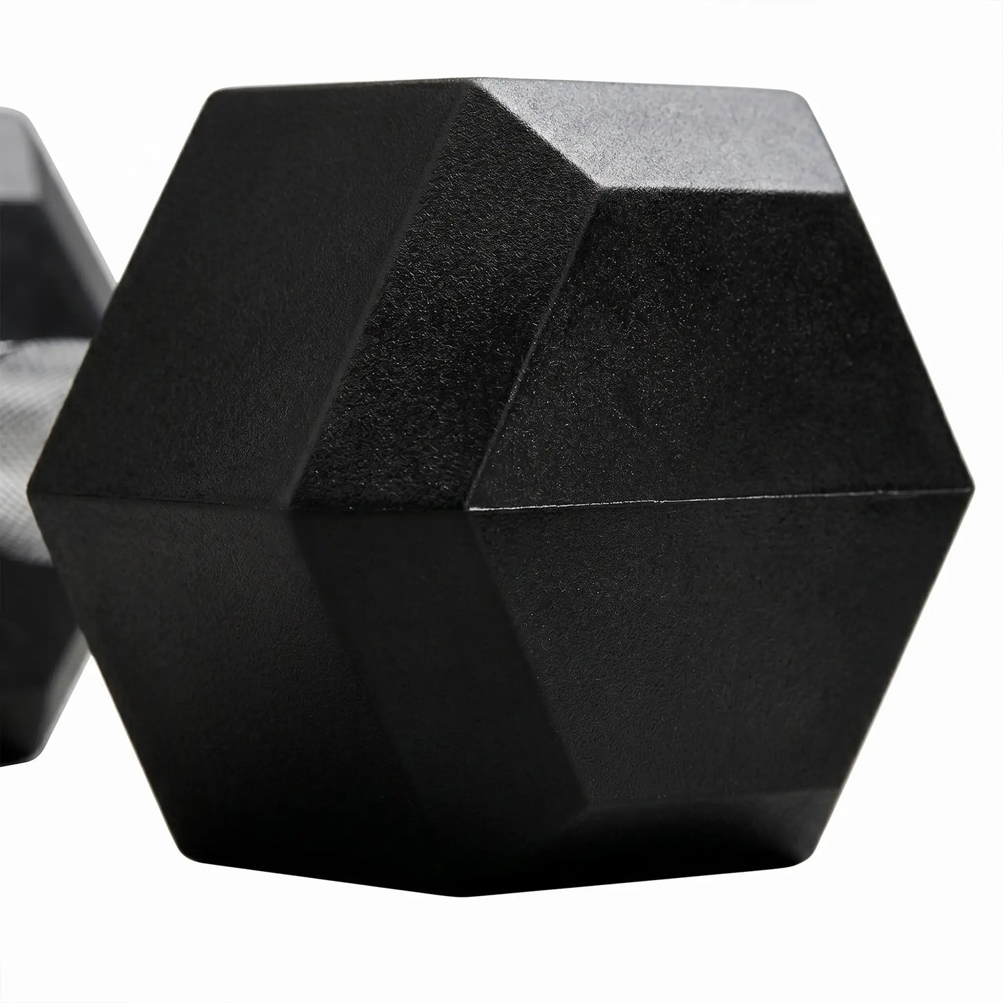 Hex Dumbbell Set with Rack, 150lbs Rubber-Coated, Non-Slip Handles, Rubber-Coated