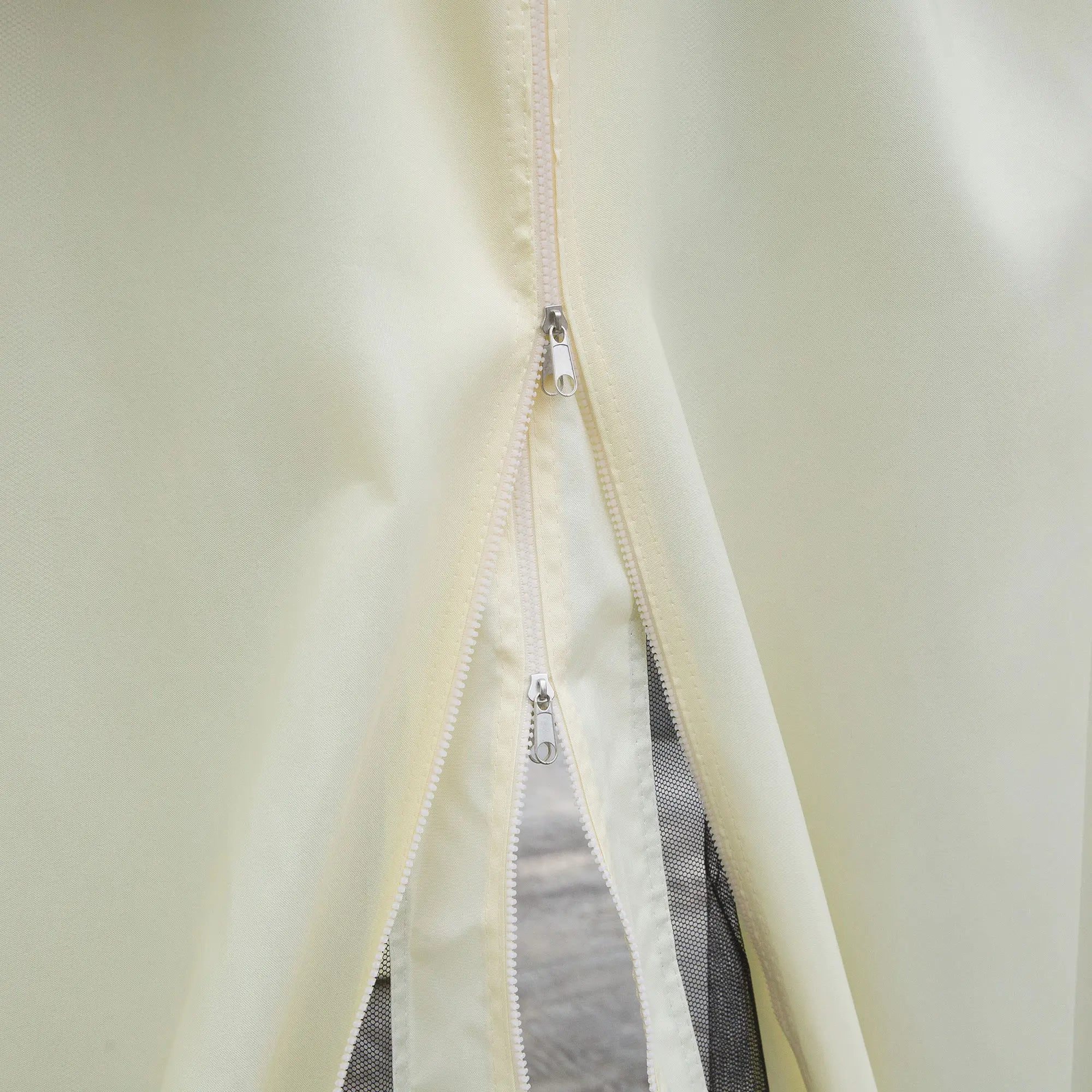 10'x13' Aluminum Gazebo, Double Tier, Netting, Curtains, White Gazebos at Gallery Canada