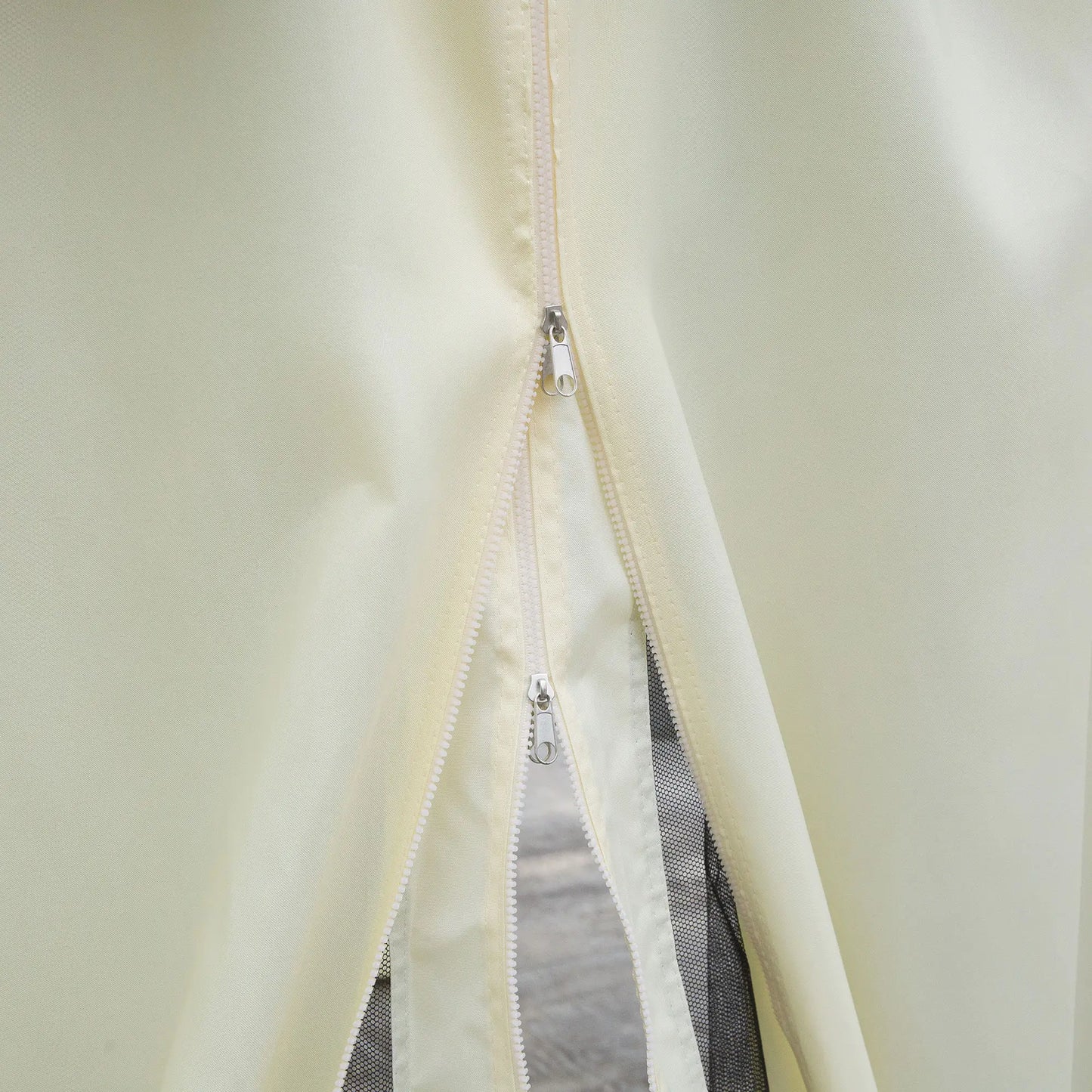 10'x13' Aluminum Gazebo, Double Tier, Netting, Curtains, White Gazebos at Gallery Canada