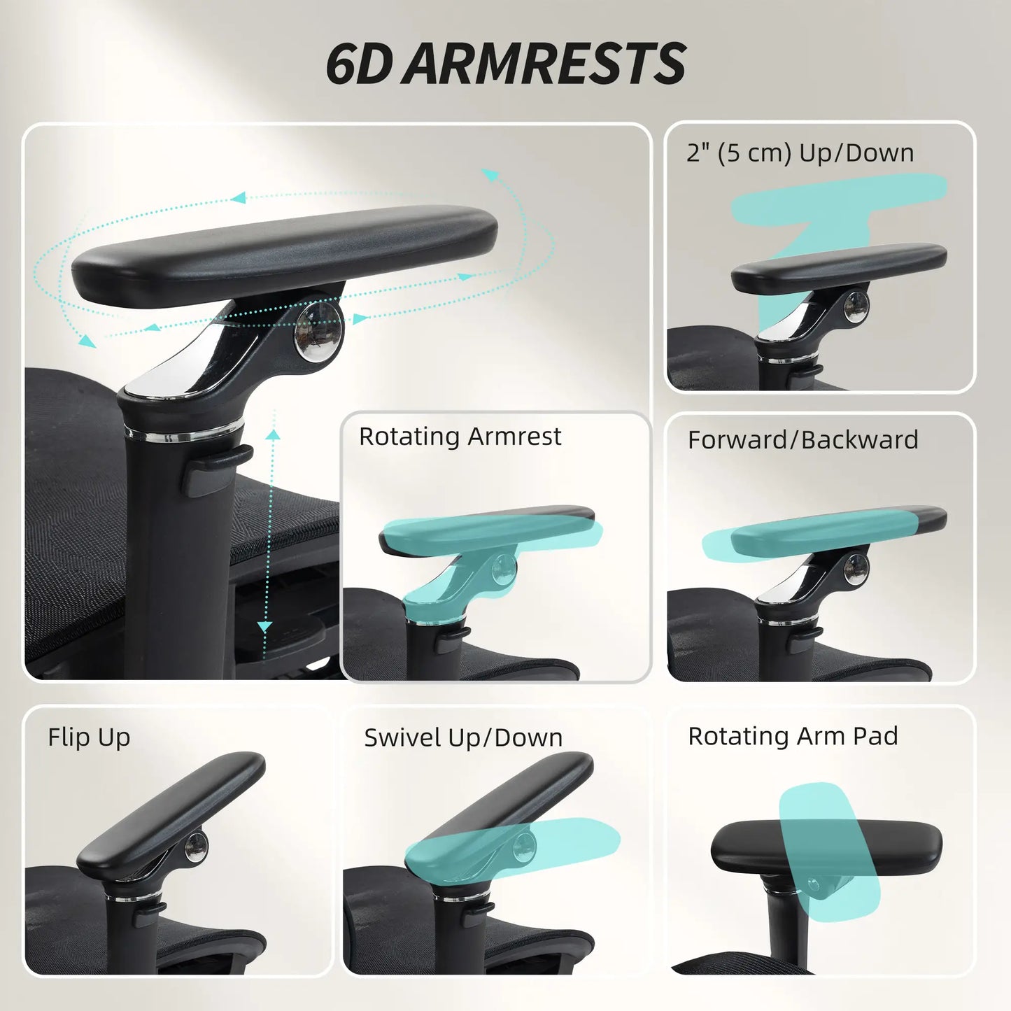 Ergonomic Mesh Office Chair, High Back, Lumbar Support, Black Task Chairs at Gallery Canada