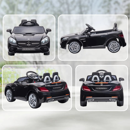 12V Ride On Car, Parent Remote Control, Two Motors, Music, Lights, Suspension Wheels, Black Electric Toy Cars at Gallery Canada