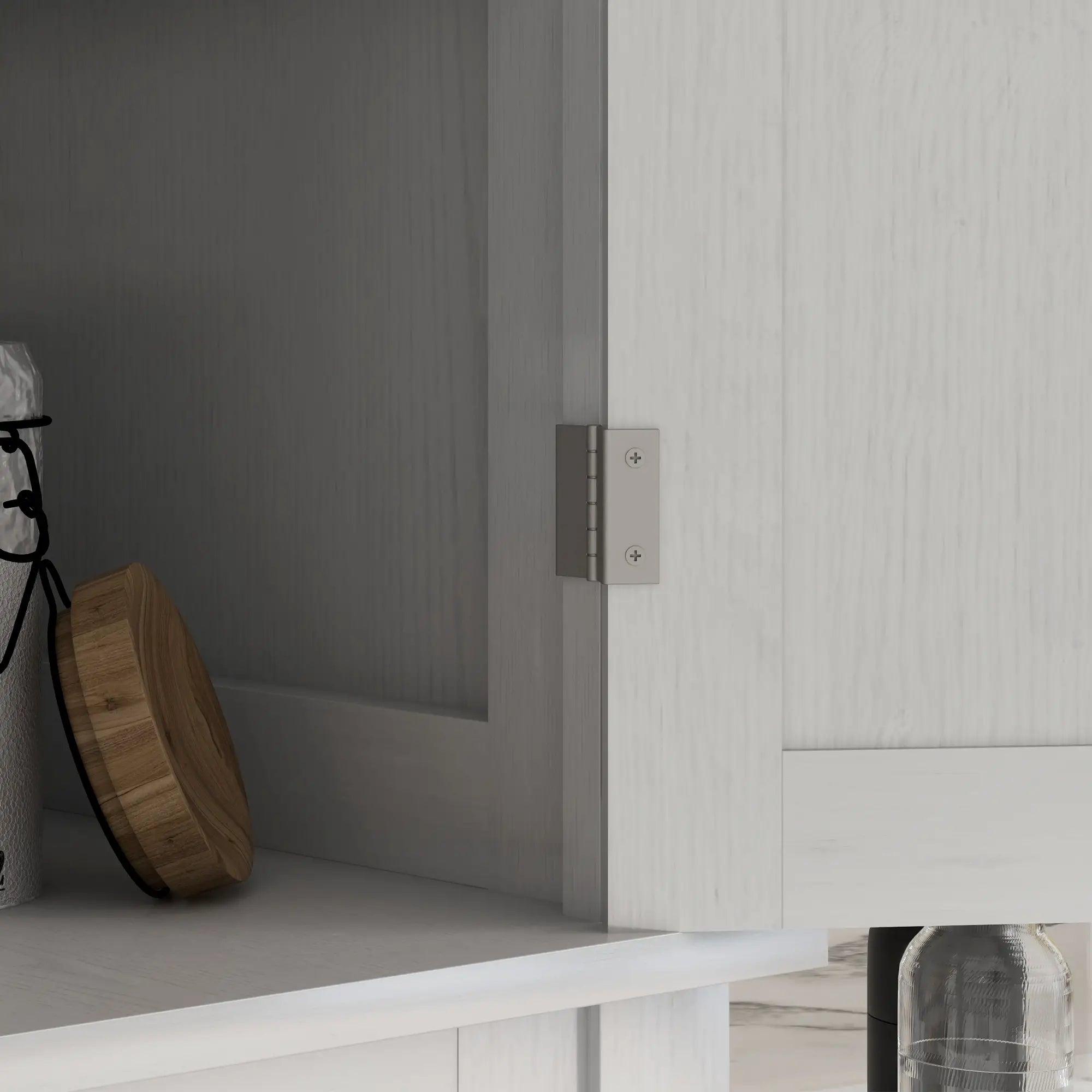 Kitchen Cabinet With 2 Drawers, Particleboard, White Kitchen Pantry Cabinets at Gallery Canada