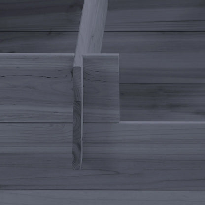 3-Tier Wood Raised Garden Bed, Elevated Planting Box, Gray Wooden Planter Boxes at Gallery Canada