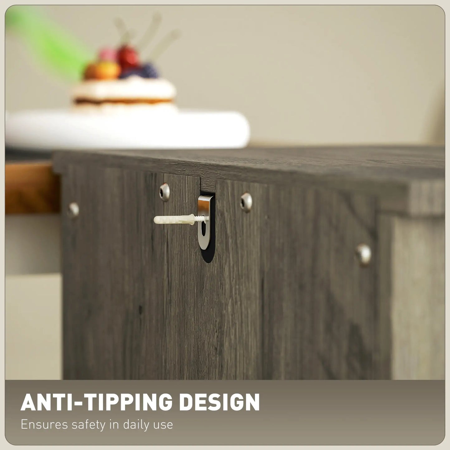 Vertical 3-Drawer Filing Cabinet, Rustic Farmhouse, A4, Letter Size, Grey Wash Office Cabinets & Cupboards at Gallery Canada