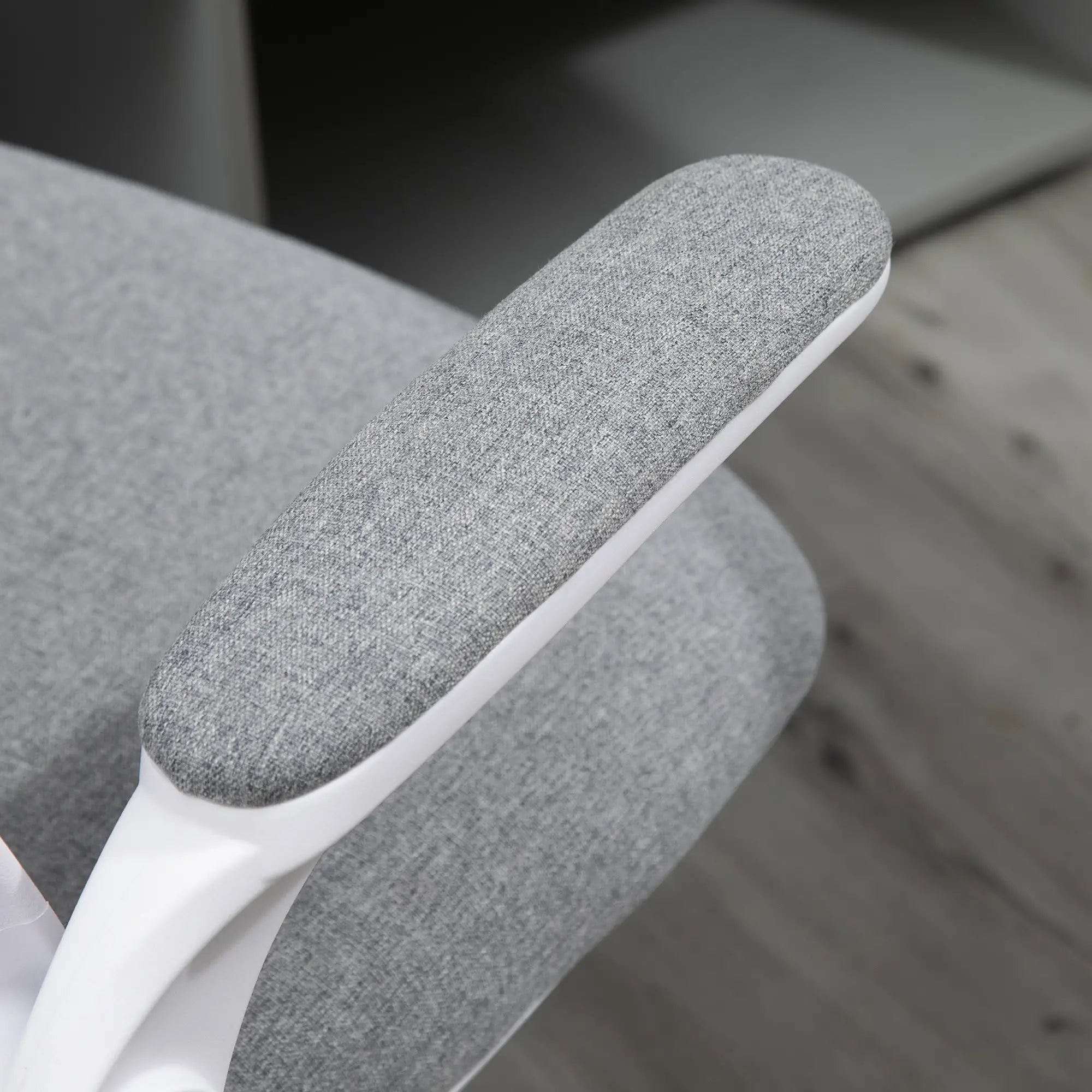 360° Swivel Office Chair, Adjustable Height, Flip-Up Arms, Grey Task Chairs at Gallery Canada