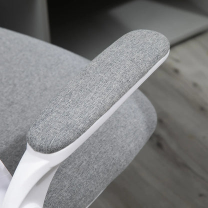 360° Swivel Office Chair, Adjustable Height, Flip-Up Arms, Grey Task Chairs at Gallery Canada