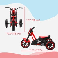 Kids Tricycle, Toddler Trike, 3 Wheel, 18-36 Months, Red
